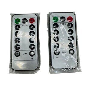 set of 2 replacement Remote Control ONLY For LED Candles CR2025 NEW in package